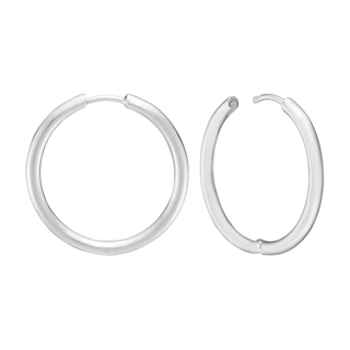 Aagaard Sølv creoler 28 MM TRÅD 2,5 MM med KL – 2199700 – '2199700