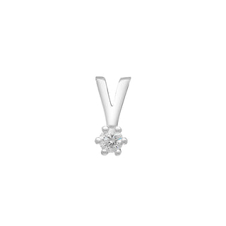 SIERSBØL 14kt. Afrodite hvg. vedhæng m. 0.05ct WSI