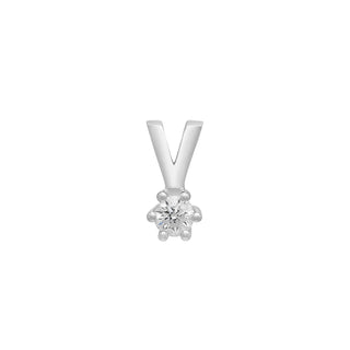 SIERSBØL 14kt. Afrodite hvg. vedhæng m. 0.10ct WSI