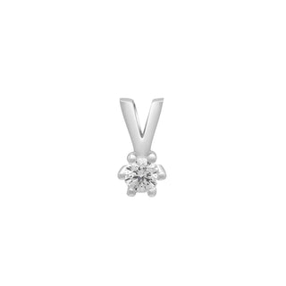 SIERSBØL 14kt. Afrodite hvg. vedhæng m. 0.15ct WSI
