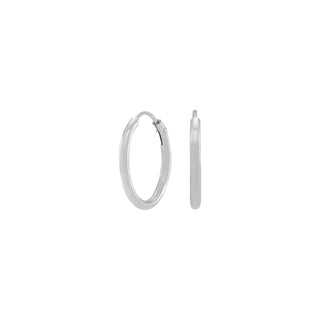 Rhd. sølv creol 15mm HOOPS52