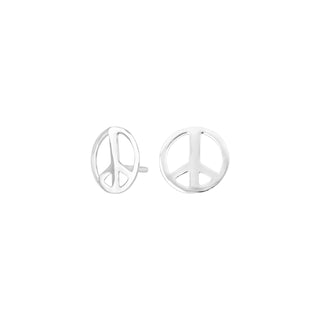 Rhod. sølvørestikker peace