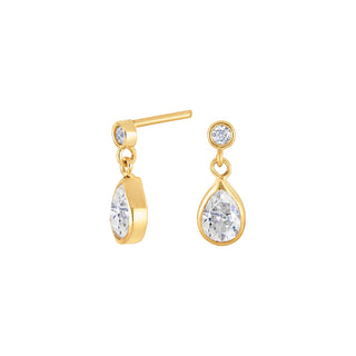 8kt. guldørestikker m/cz