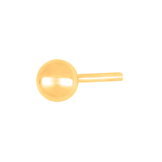 SON stål ørestik IP gold kugle 4mm 1 stk.