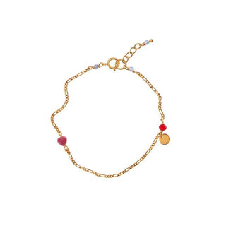 Stine A armbånd Pink Heart 3234-02-OS
