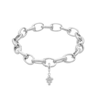 Christina Link armbånd med sølv Bubbles charm inkl smykkeskrin 625-BUBBLES-S