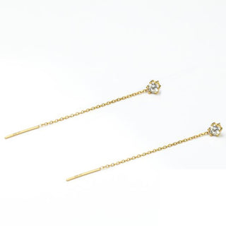 "Charlott" øreringe forgyldt sølv