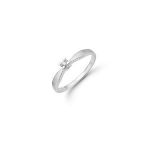 Aagaard Eternity 14 kt ring hvidguld 0,05 ct. 44649405-34