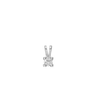 Aagaard vedhæng i 14 kt. hvidguld med 0,25 ct. diamant – 44849425-34