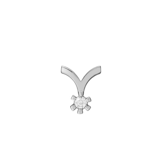 Aagaard vedhæng i 14 kt. hvidguld med 0,30 ct. diamant – 44849930-34