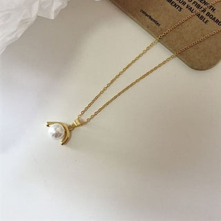 Necklace "Nika" gold-plated silver