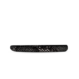 Christina Classic Læderarmbånd - Silver Black - 30 cm 601-30Silverblack