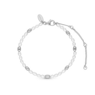 Christina Magic Pearl Armbånd - Sterling Sølv m. 26 Hvide Ferskvandsperler 601-S46