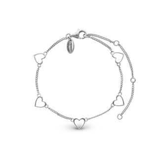 Christina Dangling Love Armbånd - Polished Sterling Sølv 601-S58