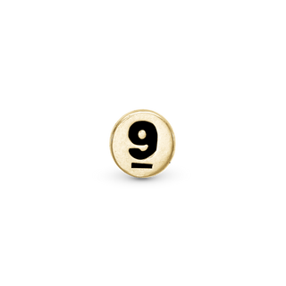 Christina Nummer 9 Element Til Ur - Blankpoleret Forgyldt Sterling Sølv 603-G-9