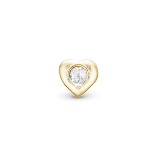 Christina Topaz Heart Element Til Ur - Blankpoleret Forgyldt Sterling Sølv m. 1 Topas 603-G1