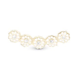 Christina Marguerits Element Til Ur - Blankpoleret Forgyldt Sterling Sølv m. 5 Hvide Topas 603-G35