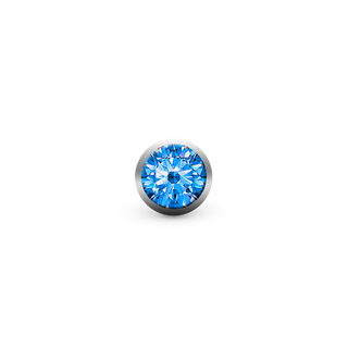 Christina Blå stor sten til Collect ur Tilbehør til ure - m. 1 Cubic Zirkonia 603-CZ-Lblue