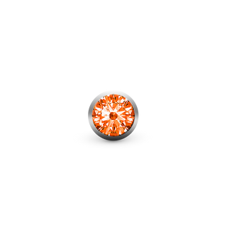 Christina Orange safir Stor - Element Til Ur 603-Lorange