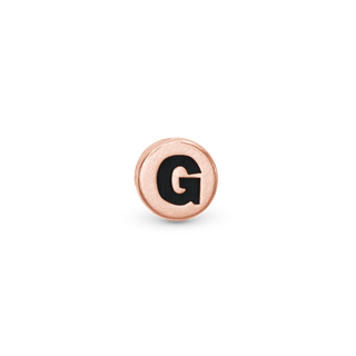 Christina Bogstav G Element Til Ur - Blankpoleret Rosaforgyldt 603-R-G