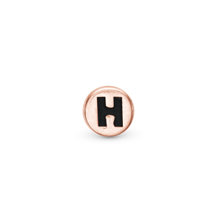 Christina Bogstav H Element Til Ur - Blankpoleret Rosaforgyldt 603-R-H