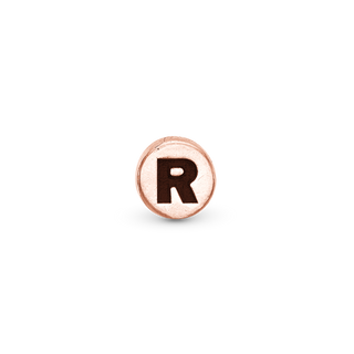 Christina Bogstav R Element Til Ur - Blankpoleret Rosaforgyldt 603-R-R