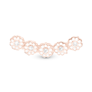 Christina Marguerits Element Til Ur - Blankpoleret Rosaforgyldt m. 5 Hvide Topas 603-R35