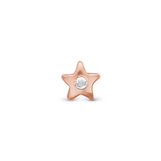 Christina Topaz Star Element Til Ur - Blankpoleret Rosaforgyldt m. 1 Topas 603-R5
