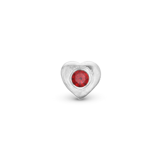 Christina Ruby Heart Element Til Ur - Blankpoleret Sterling Sølv m. 1 Rubin 603-S2