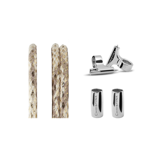 Christina Slim Lædersæt Til Ur - Gold Snake Slim Watch Cord Set - Stål 604-4-16Sgoldsnak