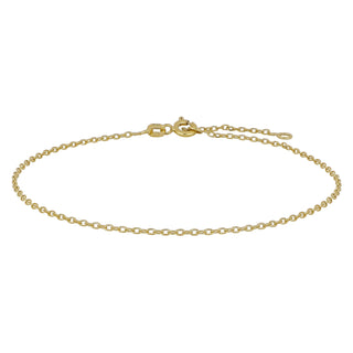 9 karat guld ankerkæde (fodlænke)