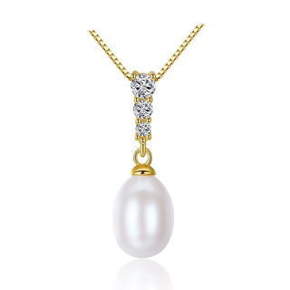 Donnatella - Necklace gold-plated silver with pearl