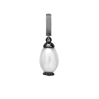 Pearl Drop White 6mm Charm
