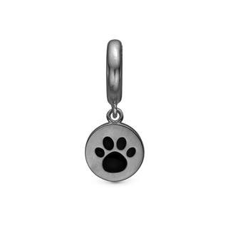 Christina My Pet Hænger Charm 6 mm Til Armbånd - Blankpoleret Rutheniumbelagt 610-B81