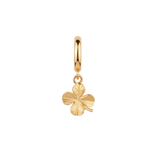 Christina Kløver hænge charm, forgyldt sølv 6 mm 610-G151