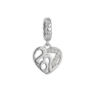 Christina Year 2027 charm 6 mm sølv 610-S162