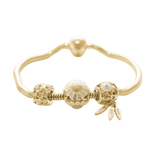 Christina My Loving Nature Charms Armbånd Sæt Forgyldt Med 3 Charms 615-READY3-GP