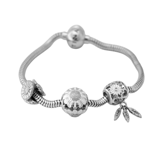 Christina Marguerit Charms Armbånd Sæt i Sterling Sølv Med 3 Charms 615-READY4-S