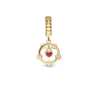 Christina Fight for your Love - Hænger Charm 4 mm Til Armbånd - Forgyldt Sterling Sølv 623-Blichfeldt-04-G