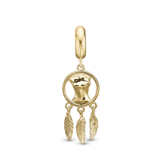 Christina Female Voice - Hænger Charm 4 mm Til Armbånd - Forgyldt Sterling Sølv 623-Blichfeldt-05-G