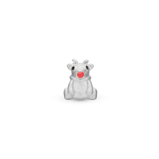 Christina Julecharm Rudolf - Charm 4 mm Til Armbånd - Børstet Sterling Sølv 623-Christmas21-S