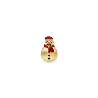 Christina Julecharm Snemand - Charm 4 mm Til Armbånd - Forgyldt Sterling Sølv 623-Christmas24-G