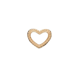 Christina Heart Dots charm i forgyldt sølv 623-G08
