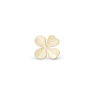 Christina Four Leaf Clover - Charm 4 mm Til Armbånd - Børstet Forgyldt Sterling Sølv 623-G269