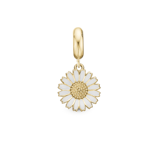 Christina Charming Marguerit - Hænger Charm 4 mm Til Armbånd - Forgyldt Sterling Sølv 623-G335