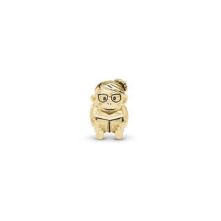 Christina Cute Monkey Student - Charm 4 mm 623-G384