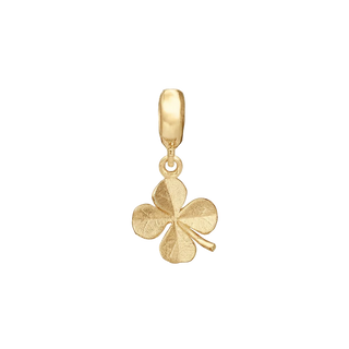 Christina Kløver hænge charm, forgyldt sølv 4 mm 623-G388