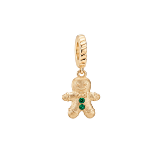 Christina Ginger Bread charm 4 mm forgyldt sølv 623-G403