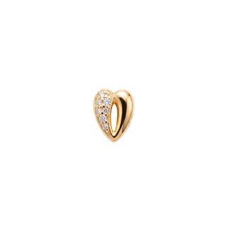 Christina My Heart charm 4 mm forgyldt sølv 623-G408
