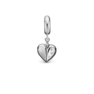 Christina My Secret - Hænger Charm 4 mm Til Armbånd - Satin Sterling Sølv m. 3 Topas 623-S268